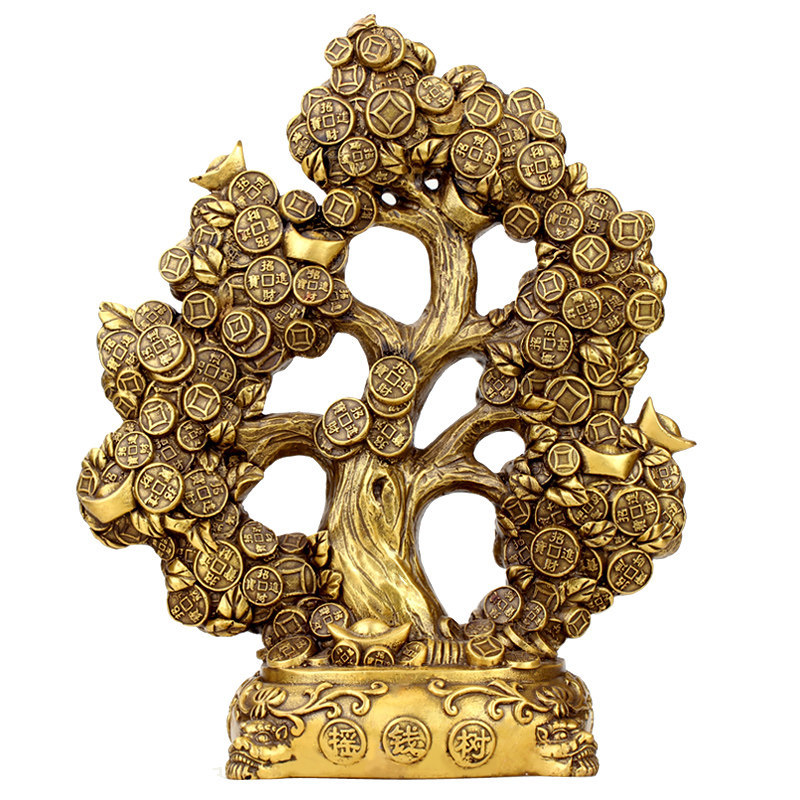 Feng Shui Brass Money Tree