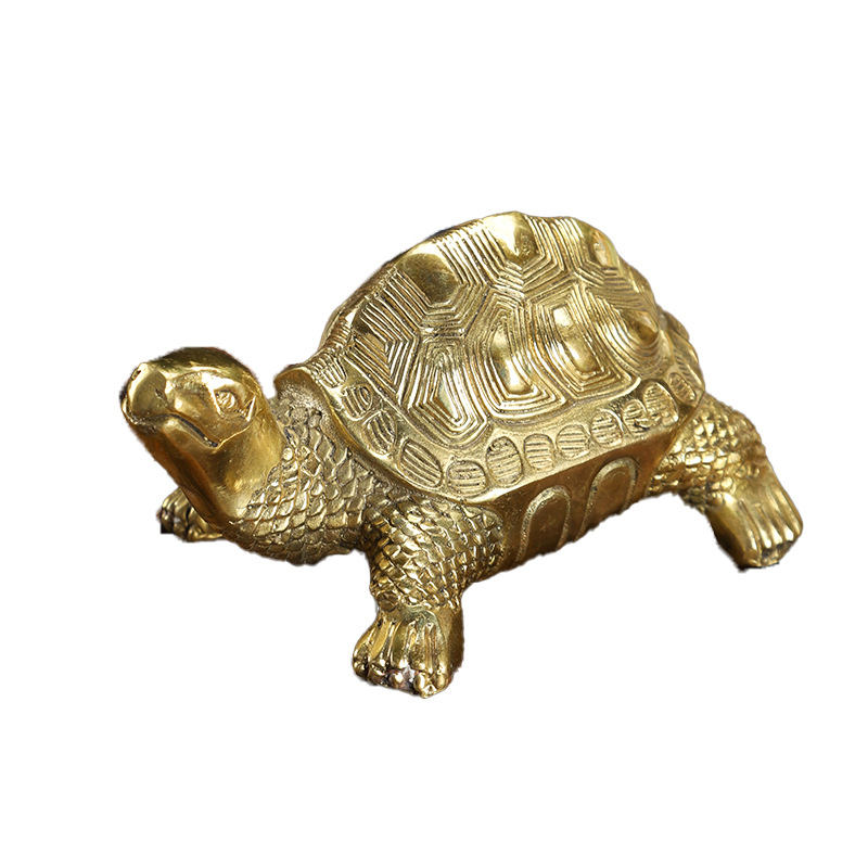 Carved Longevity Turtle Figurine