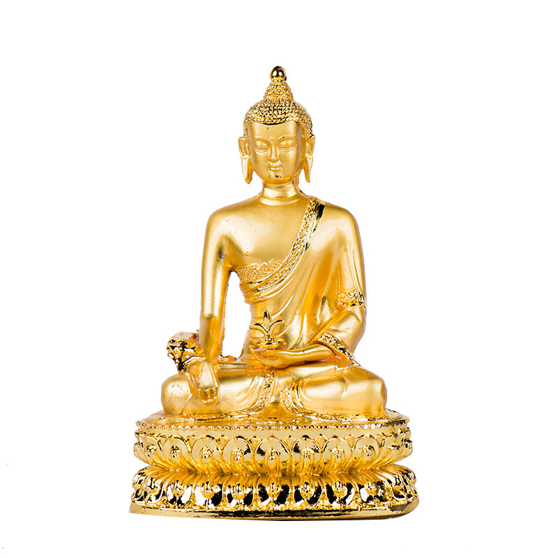 Portable Gilded Medicine Buddha