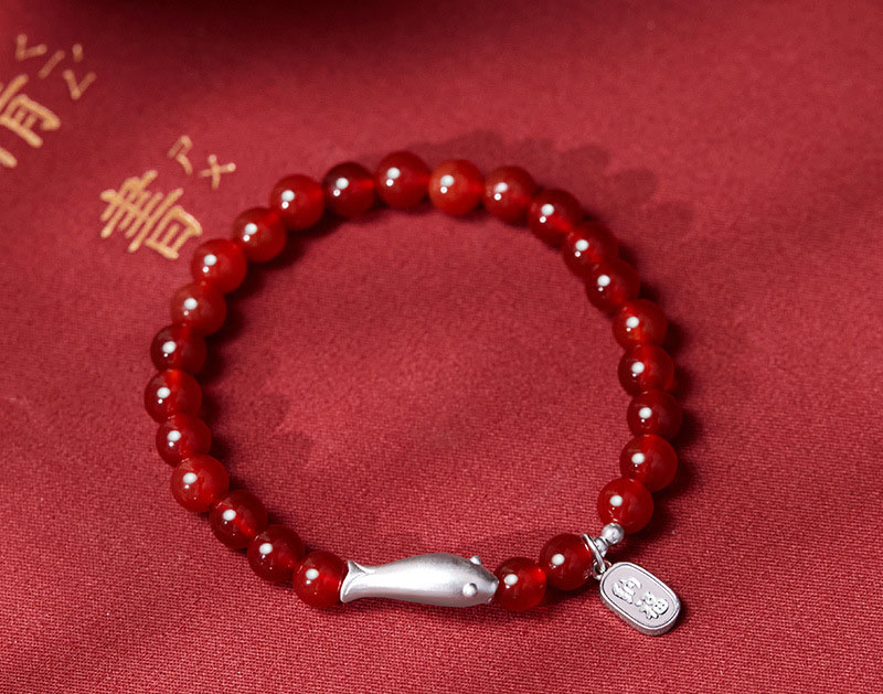 Natural S925 Stacerling Silver Bracelet - Image 5