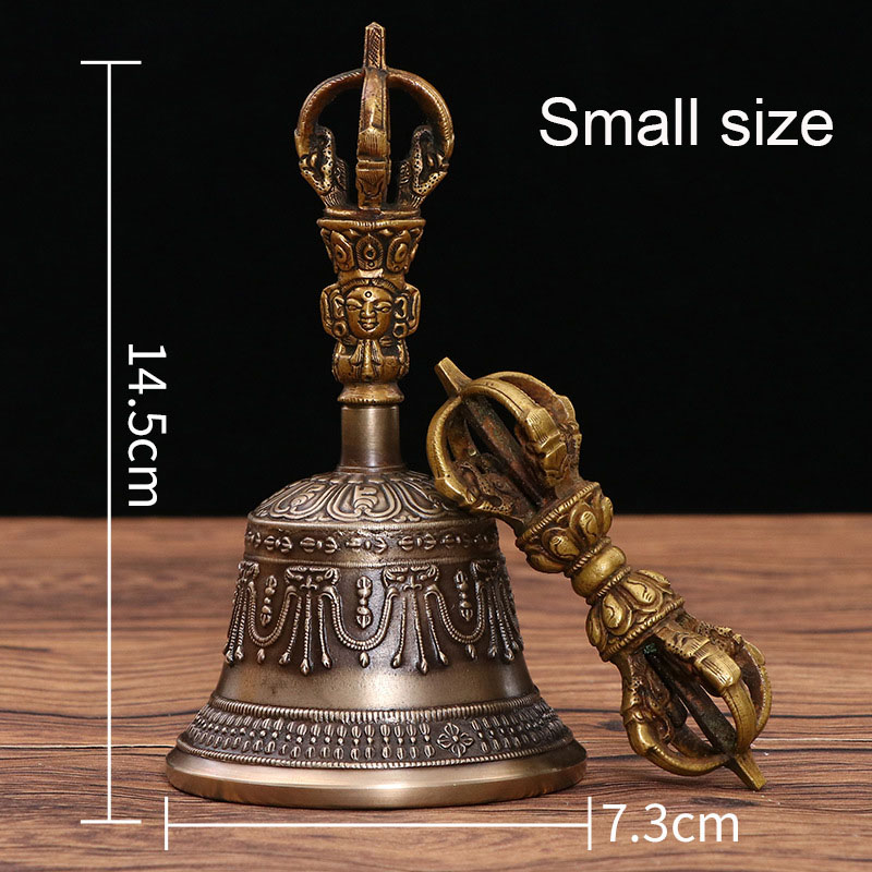Nepalese Bronze Bell Ritual Implements - Image 6