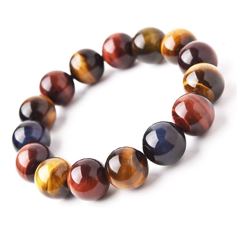 Natural Colorful Tiger's Eye Bracelet