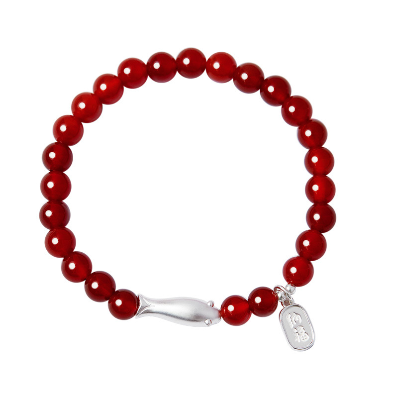 Natural S925 Stacerling Silver Bracelet