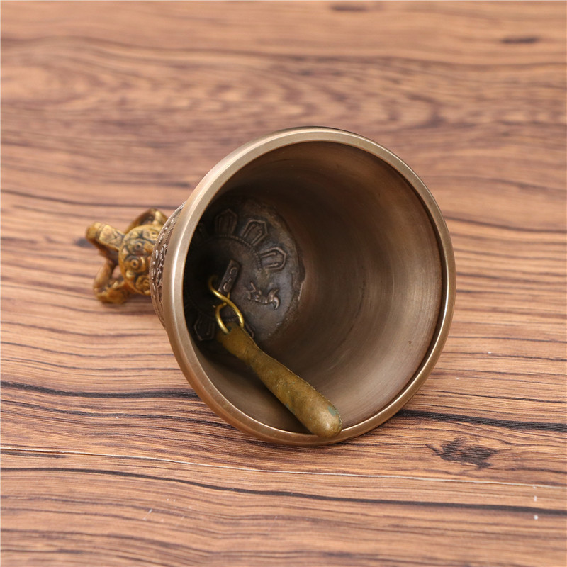 Nepalese Bronze Bell Ritual Implements - Image 3