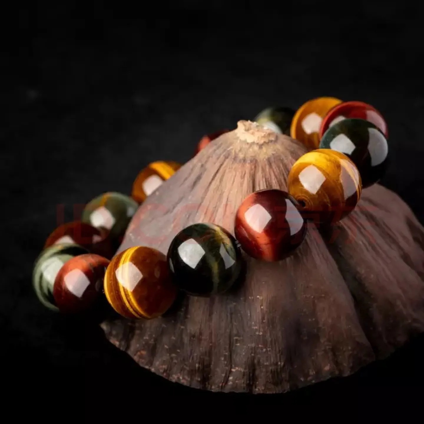 Natural Colorful Tiger's Eye Bracelet - Image 4