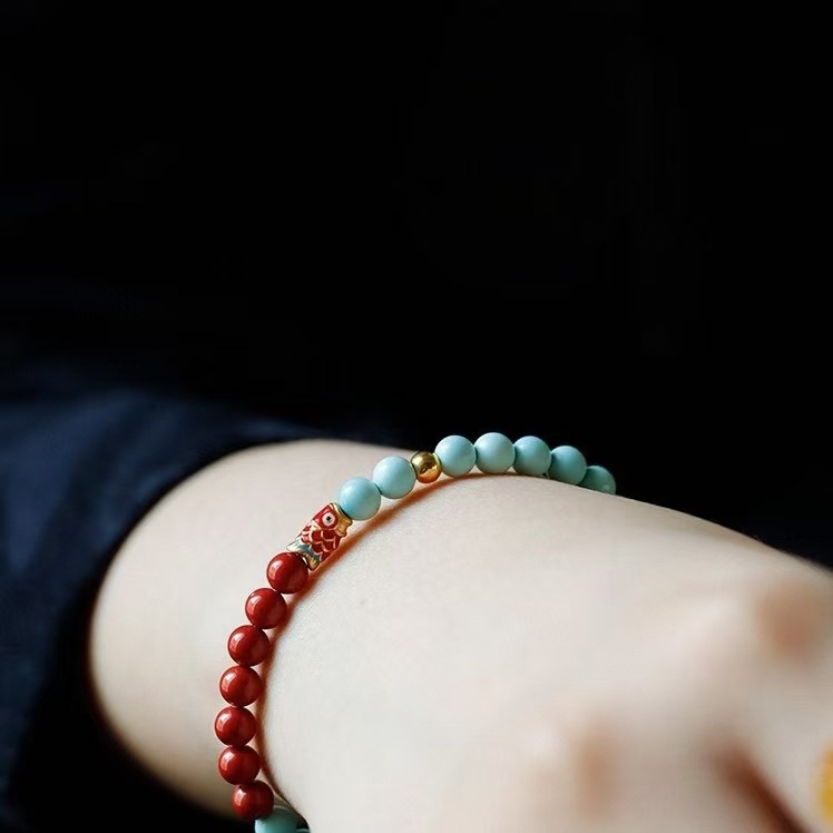 Fish Leaping Over the Dragon Gate Auspicious Carp Bracelet - Image 5