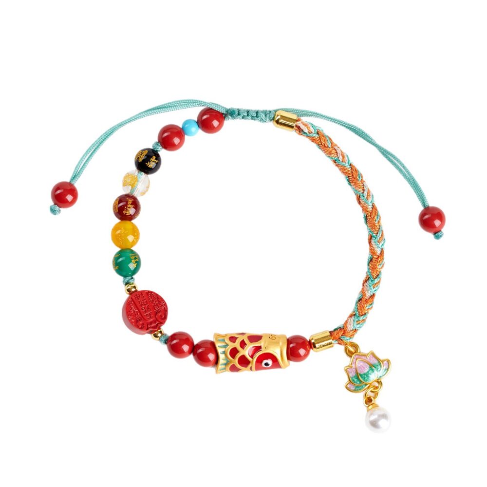 Natural High-content Red Cinnabar Bracelet