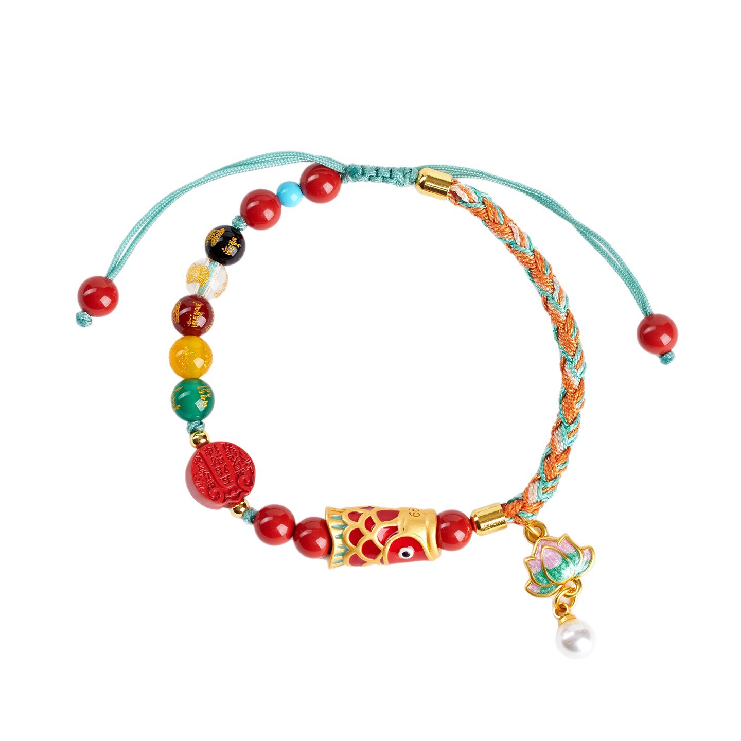 Natural High-content Red Cinnabar Bracelet