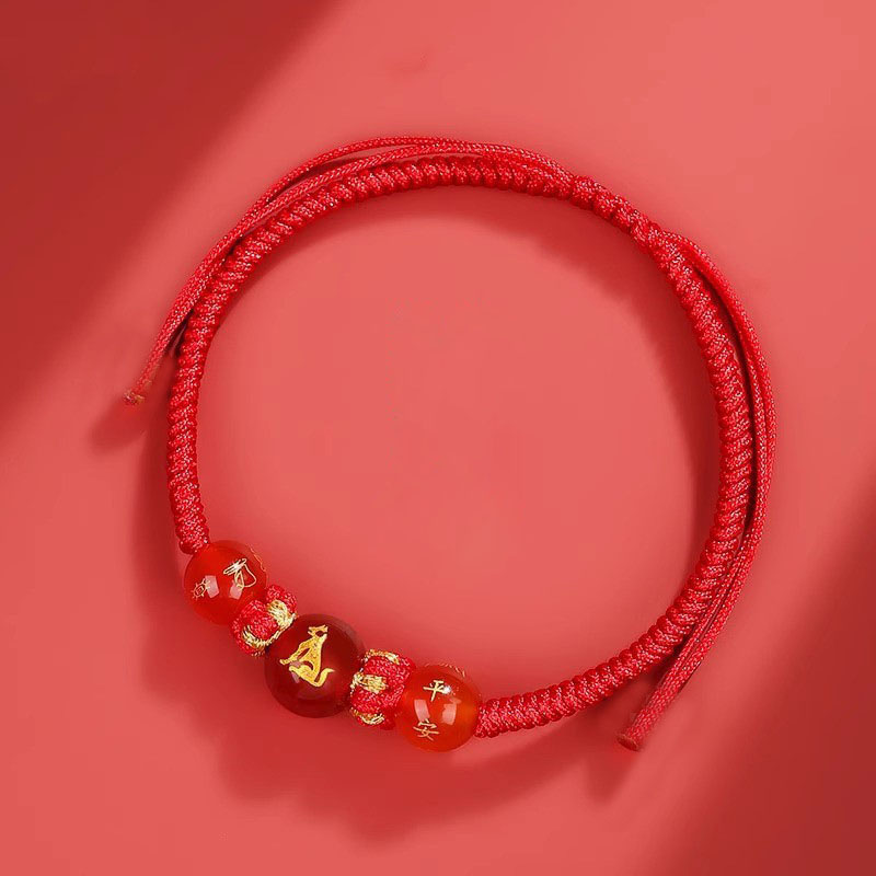 Zodiac Feng Shui Red Cord Bracelet - Image 24