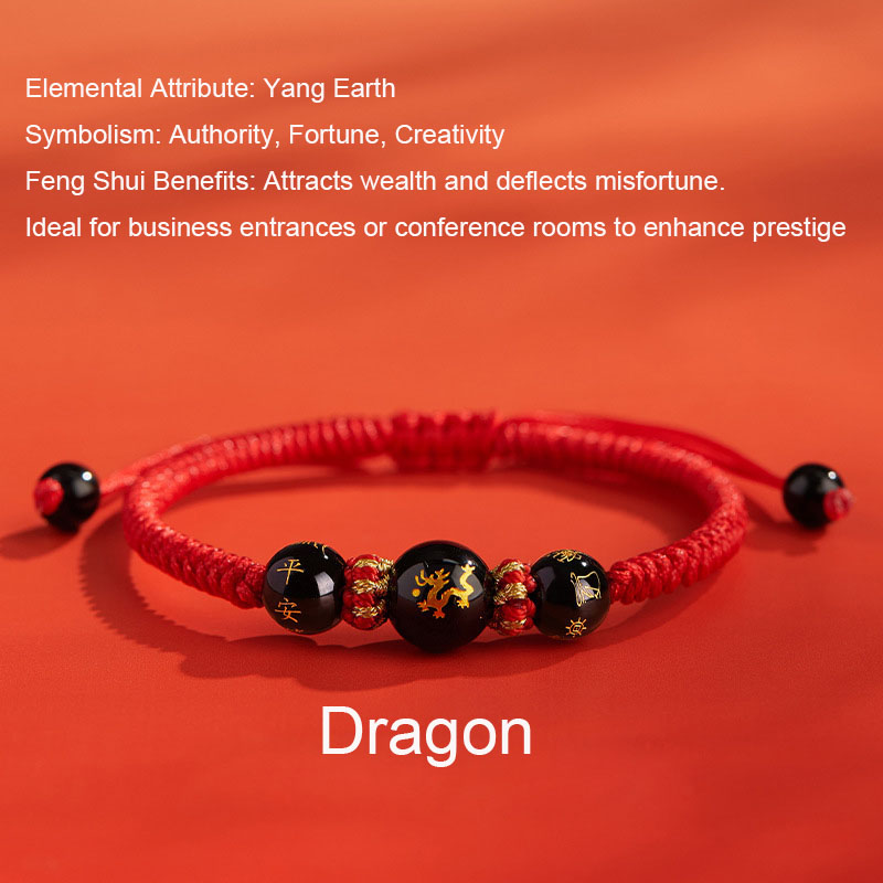 Zodiac Feng Shui Red Cord Bracelet - Image 19